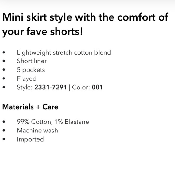 AE Stretch Mini Skort - Picture 10 of 11